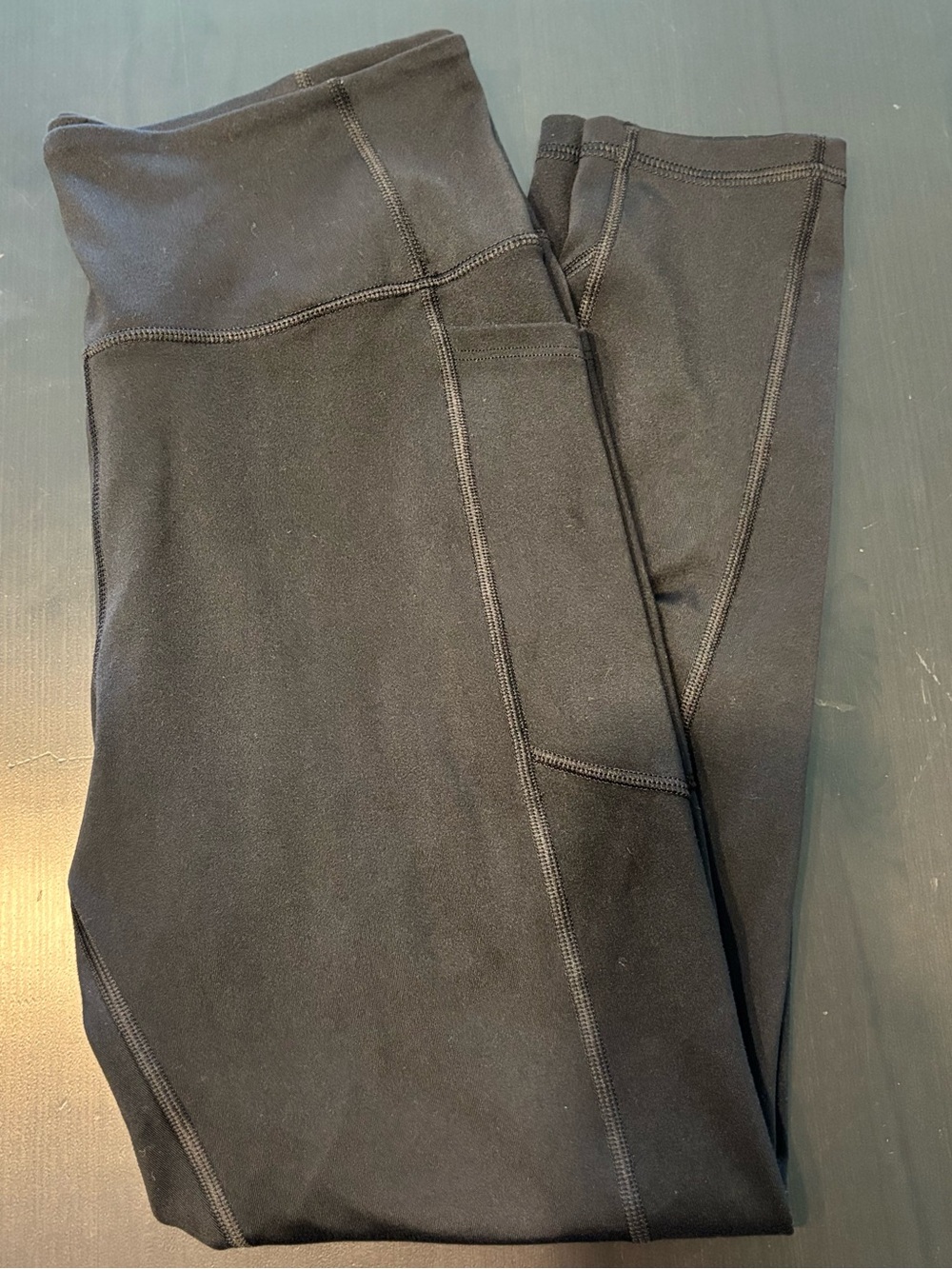 Victoria’s Secret VSX On Point Flow High Rise Pocket Leggings Black Size 12